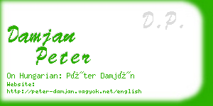 damjan peter business card